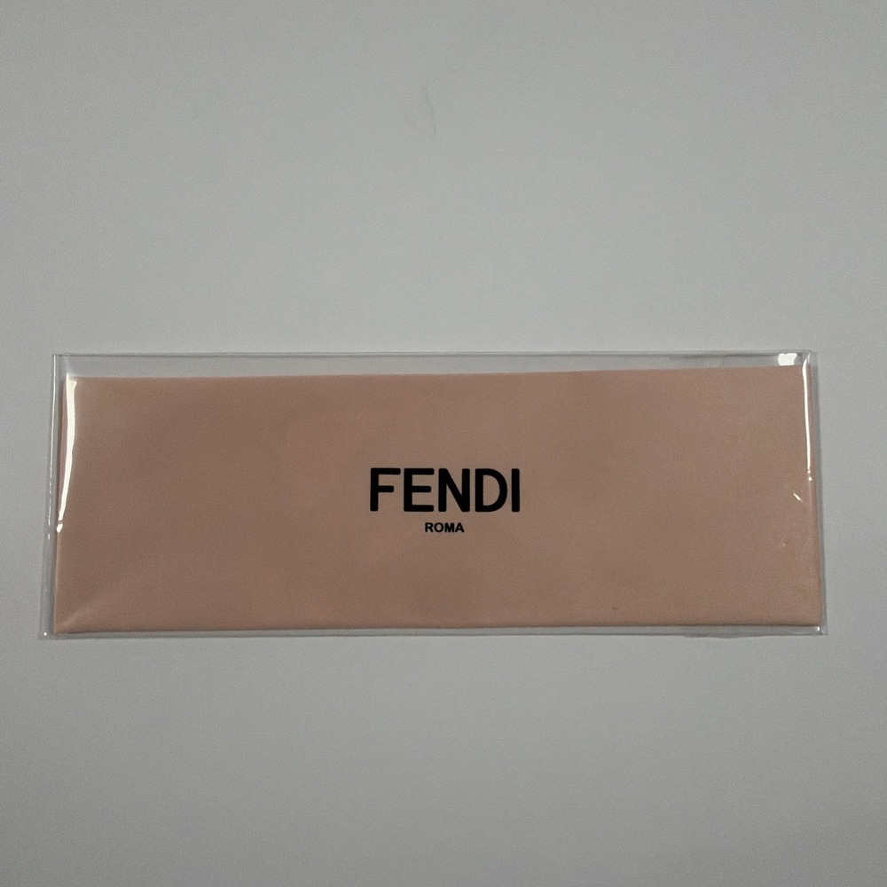 Fendi Sunglasses Case Clamshell Magnetic Triangular Black - Picture 9 of 9